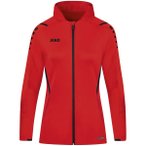 JAKO Damen Trainingsjacke Challenge mit Kapuze, Größe 36 in Rot