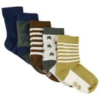 Minymo - Kid's Sock with Pattern 5-Pack - Multifunktionssocken 15-18 bunt
