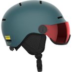 SALOMON Kinder Helm HELMET ORKA VISOR North At/Un FLS RED, Größe 56/59 in Grau