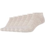CAMANO Damen Socken Online Women silky feeling Sneaker 6p, Größe 39-42 in Brau