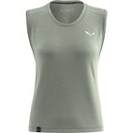 Salewa Eagle Minilogo AM Top Damen  Tanktops grau Größe M Lifestyle  Hautfreun