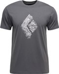 Black Diamond - Bio-Baumwoll-T-Shirt - M Engineered Diamond SS Tee Anthracite f�