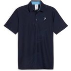 PUMA Herren Polo x PTC JACQUARD POLO, Größe M in Schwarz