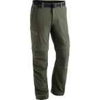 MAIER SPORTS Herren Hose Tajo 2 He-Zip Off Hose el. (kurz), Größe 25 in Grün