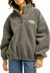 Billabong - Polaire oversize en sherpa - Run The Road Off Black für Damen - Gr�