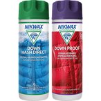Nikwax Down Wash Direct + Downproof  Funktionswaschmittel blau Größe 2x300ml