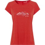 VAUDE Damen Shirt Wo Tekoa T-Shirt II, Größe 38 in Rot