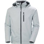 HELLY HANSEN Herren Jacke CREW HOODED MIDLAYER JACKET 2, Größe L in Silber