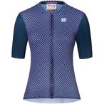 Sportful Checkmate Radtrikot Damen  Radtrikots blau Größe L Rennrad | Gravel  