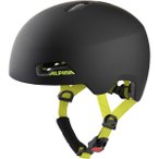 Alpina Kinder Hackney Fahrradhelm (Größe 47-51CM, schwarz)