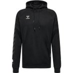 HUMMEL Herren Shirt hmlMOVE GRID COTTON HOODIE, Größe L in Schwarz