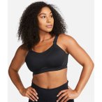 NIKE Damen Top W NK DF ALPHA BRA, Größe S/A in Schwarz