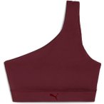 PUMA Damen BH PWRSHAPE BRA ONE SHOULDER - LOW, Größe L in Rot