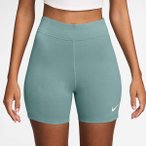 NIKE Damen Tight W NSW NK CLSC HR 5IN SHORT LBR, Größe L in Blau