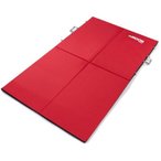 Moon Climbing Cirrus Crashpad, retro stripe true red