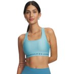 Under Armour Crossback Mid Damen Sport-BH ( Blau XS Größe,)