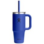 Hydro Flask - Travel Tumbler Clear Lid - Isolierbecher Gr 946 ml blau
