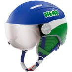 HEAD Kinder Helm MOJO Visor blue/green, Größe XS in Blau