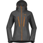 Bergans Cecilie Mountain Women's Softshell Jacket solid d'grey/cloudberry yellow