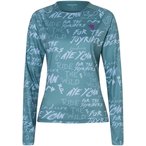 Endura SingleTrack LS Print Trikot Damen  Radtrikots gruen Größe S Mountainbik