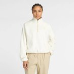 NEW BALANCE Damen Shirt Polar Fleece Half Zip, Größe M in Weiß