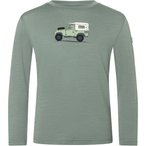 Super.Natural Dog Excursion  Kinder  Longsleeves gruen Größe 152   Hautfreundl