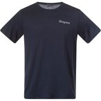 Bergans Rabot Emblem Wool  Herren  T-Shirts blau Größe S Trekking  Hautfreundl