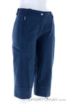 Vaude Farley Stretch Capri Hose III Damen Outdoorhose-Dunkel-Blau-36