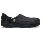 Crocs - Classic Crafted Vegan Suede Clog - Sandalen US M11 schwarz