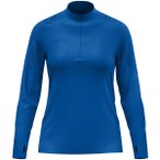 JAKO Damen Pullover Ziptop Light Flow Damen, Größe XL in Blau