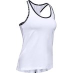 UNDER ARMOUR Damen Ärmellos Knockout Tank, Größe XS in Weiß