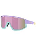 Bliz - Sport-Sonnenbrillen - Fusion Matt Pastel Brown W Pink Multi  - Blau