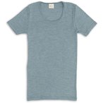 Engel  Damen  T-Shirts blau Größe XL Lifestyle  Hautfreundlich Merinowolle