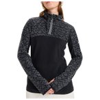 Roxy - Women's Sayna Half Zip - Fleecepullover Gr S schwarz