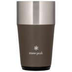 Snow Peak - Shimo Tumbler - Isolierbecher Gr 470 ml braun