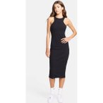NIKE Damen Sportanzug Sportswear Chill Knit Ribbed Midi, Größe M in Schwarz
