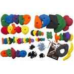 Metolius PU Mega Pack 50 Griff-Set  Klettergriffe orange Größe One Size Traini