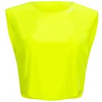 WINSHAPE Damen Functional Light Cropped Top AET115, Größe XS in Gelb