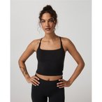 Vuori Allthefeels Strappy Back Top Damen  Tanktops schwarz Größe L Yoga | Trai