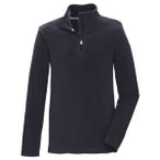 killtec - Boy's Ksw 139 Fleece Shirt - Fleecepullover Gr 116 blau