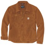 Carhartt - Duck Relaxed Fit Jacket - Freizeitjacke Gr S braun