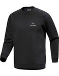 Arc'teryx - Vielseitiges Fleece - Emblem Fleece Crew M Black für Herren aus Bau