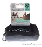Cocoon Mummy Liner Bio-Baumwoll Schlafsack-Anthrazit-One Size