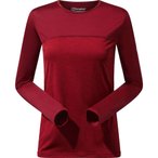 Berghaus Voyager Tech Tee Longsleeve Women syrah/red dahlia/UK 12 = EU 38