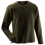 Mufflon - Leon - Merinopullover Gr S oliv/schwarz