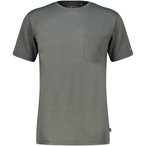 Bergzeit Basics Meru Laholm  Herren  T-Shirts oliv Größe S Lifestyle  Hautfreu