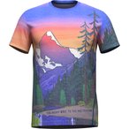 Crazy Legend  Herren  T-Shirts lila Größe M Trekking  Widerstandsfähig Lyocel