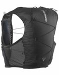 Salomon - Trail-/Laufsack - Active Skin 8 Set Black/Metal  aus Wolle - Größe S