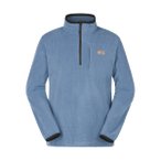 Picture - Weavy 1/4 Grid Fleece - Fleecepullover Gr S blau