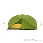 Exped Lyra III 3-Personen Zelt-Grün-One Size